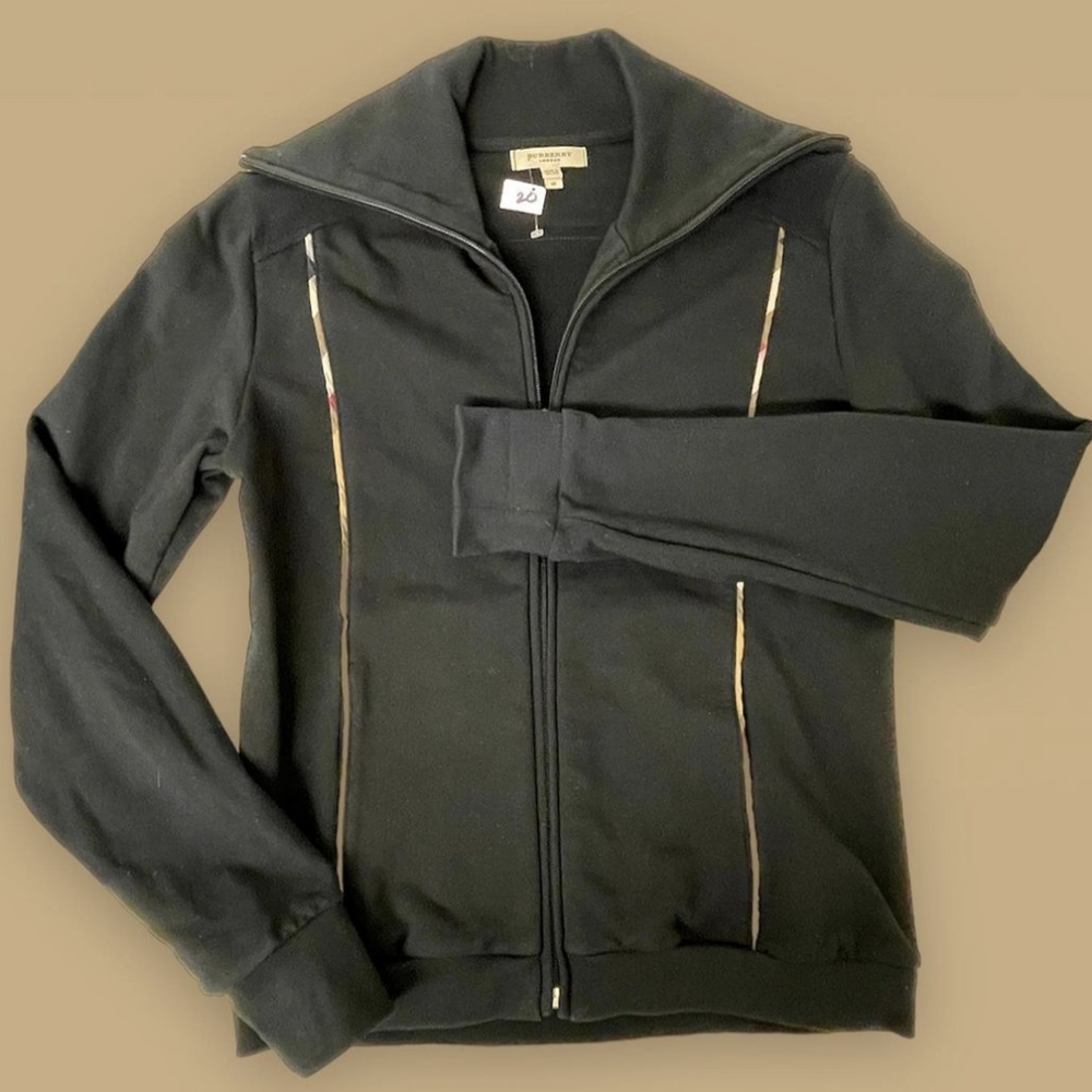 Burberry Black Jacket - Women's Medium